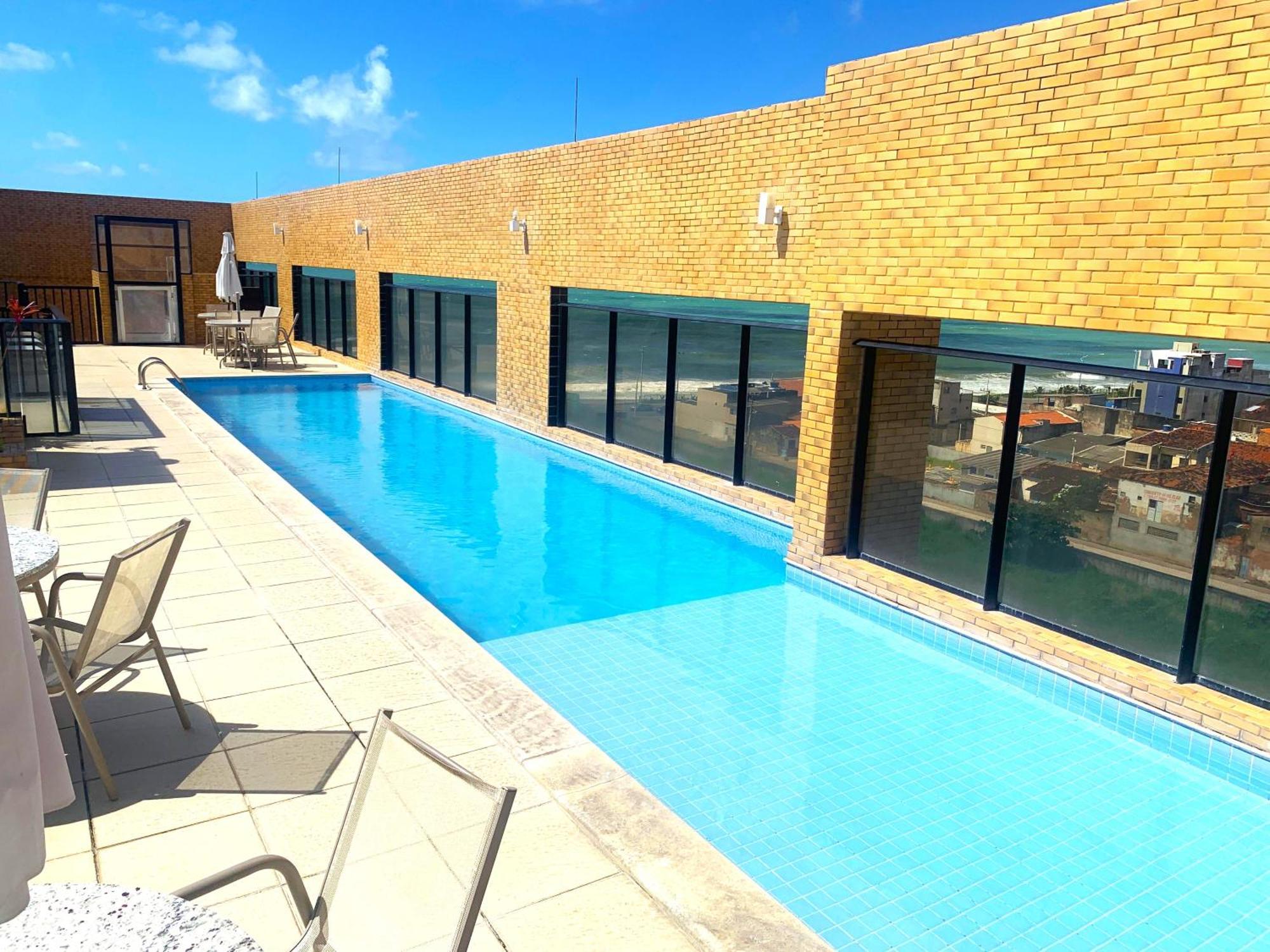 Apartamento 50M Praia- Piscina - Vista Mar - Academia - Maceió Exteriér fotografie