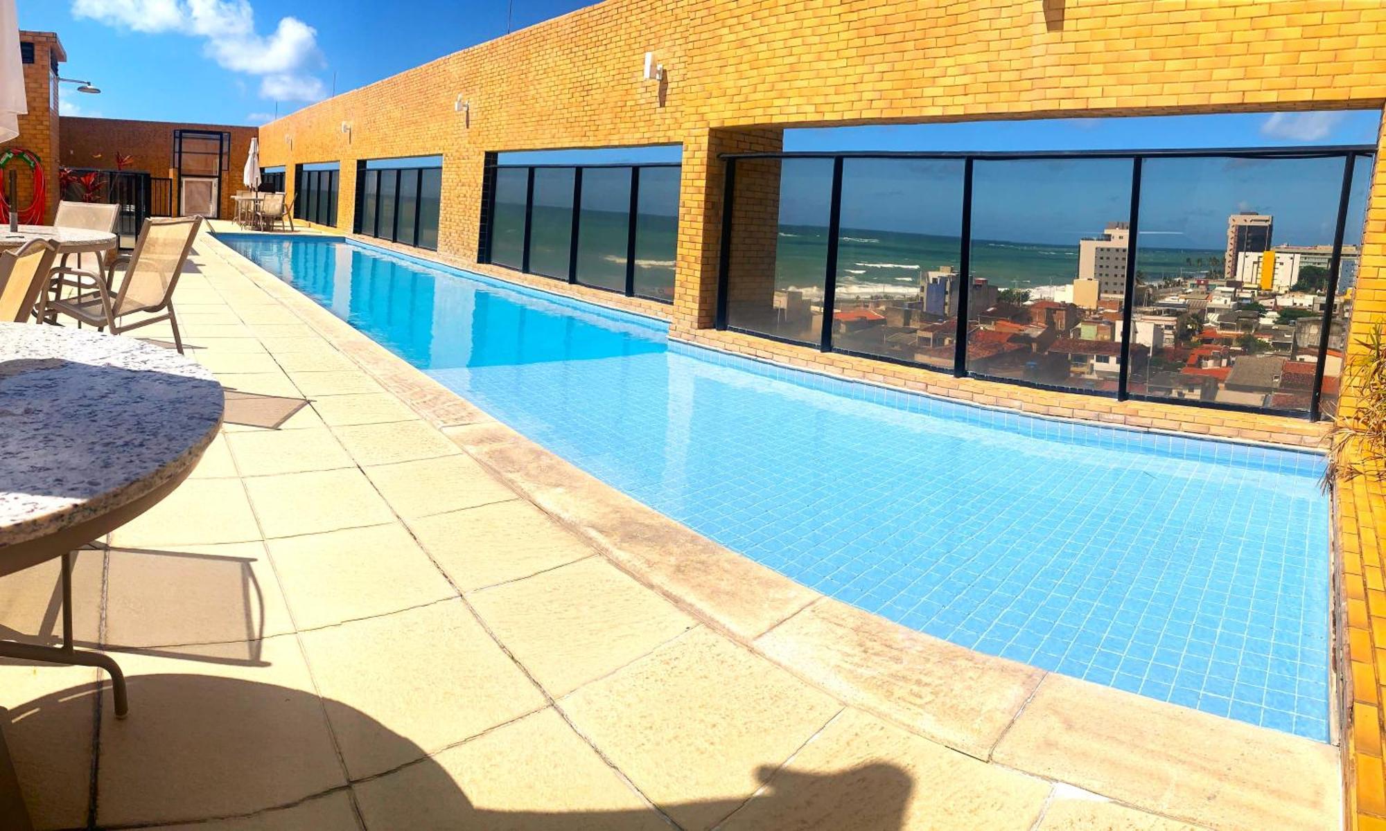 Apartamento 50M Praia- Piscina - Vista Mar - Academia - Maceió Exteriér fotografie