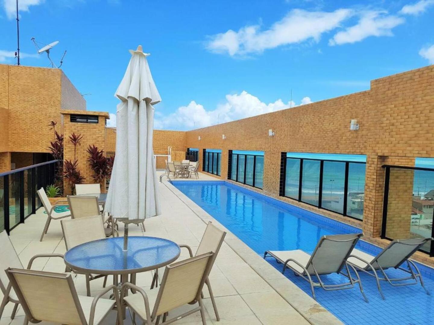 Apartamento 50M Praia- Piscina - Vista Mar - Academia - Maceió Exteriér fotografie